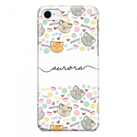 APPLE - iPhone 7 - 3D Snap Case - Cute Kitten Pattern