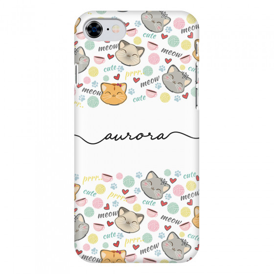 APPLE - iPhone 8 - 3D Snap Case - Cute Kitten Pattern