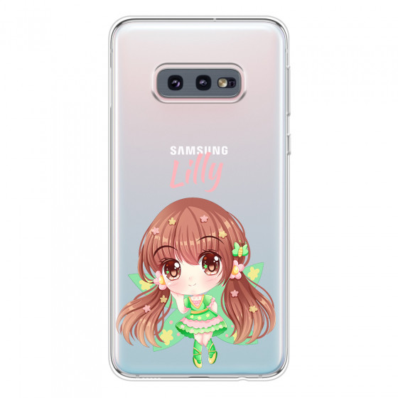 SAMSUNG - Galaxy S10e - Soft Clear Case - Chibi Lilly