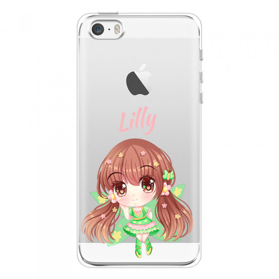 APPLE - iPhone 5S - Soft Clear Case - Chibi Lilly