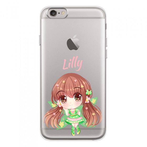 APPLE - iPhone 6S Plus - Soft Clear Case - Chibi Lilly