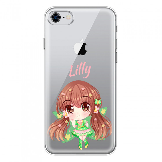 APPLE - iPhone 8 - Soft Clear Case - Chibi Lilly