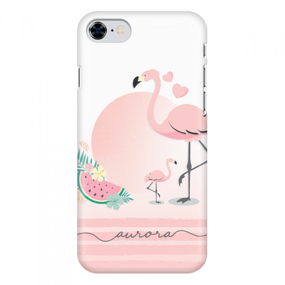 APPLE - iPhone 8 - 3D Snap Case - Flamingo Vibes Handwritten
