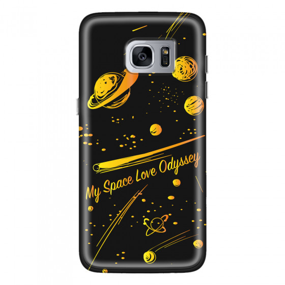 SAMSUNG - Galaxy S7 Edge - Soft Clear Case - Dark Space Odyssey