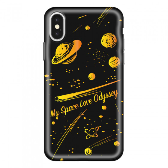 APPLE - iPhone X - Soft Clear Case - Dark Space Odyssey