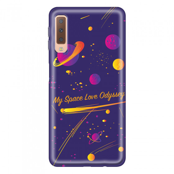 SAMSUNG - Galaxy A7 2018 - Soft Clear Case - Love Space Odyssey