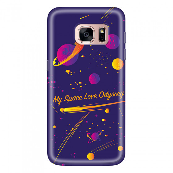 SAMSUNG - Galaxy S7 - Soft Clear Case - Love Space Odyssey
