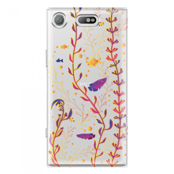 SONY - Sony XZ1 Compact - Soft Clear Case - Clear Underwater World