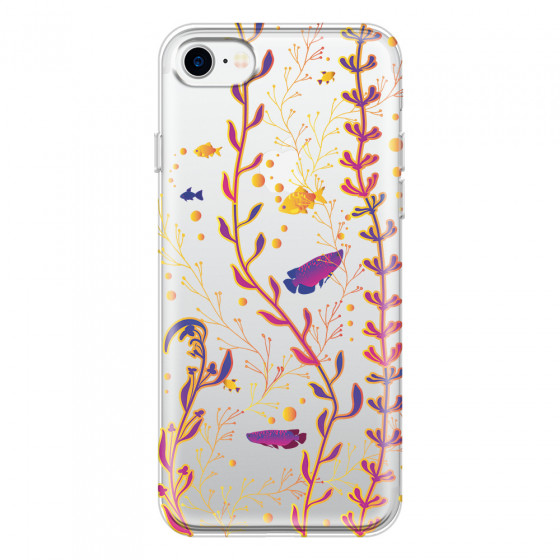 APPLE - iPhone 7 - Soft Clear Case - Clear Underwater World