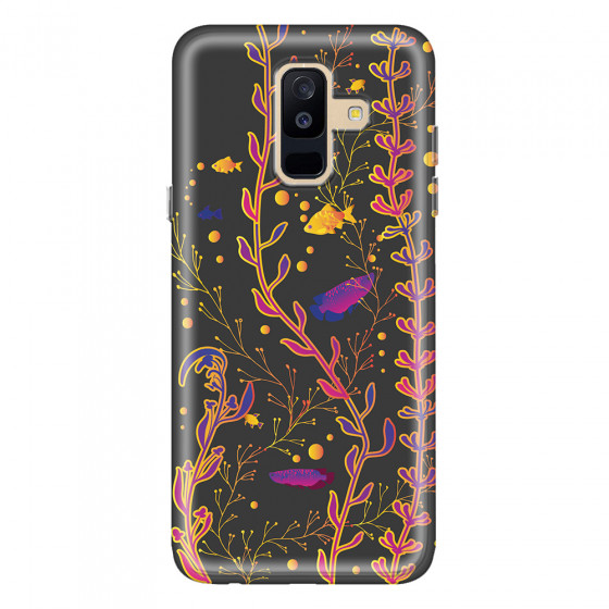 SAMSUNG - Galaxy A6 Plus - Soft Clear Case - Midnight Aquarium