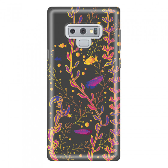 SAMSUNG - Galaxy Note 9 - Soft Clear Case - Midnight Aquarium