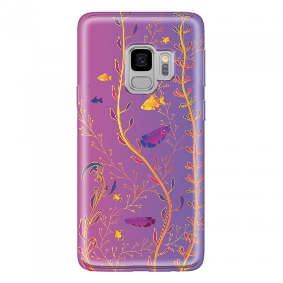 SAMSUNG - Galaxy S9 - Soft Clear Case - Gradient Underwater World