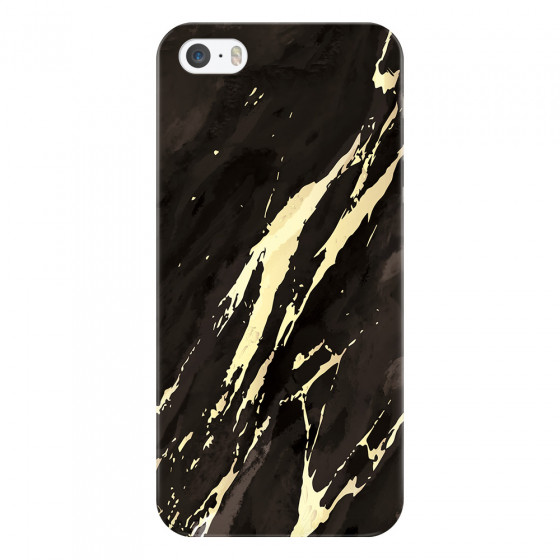 APPLE - iPhone 5S - 3D Snap Case - Marble Ivory Black