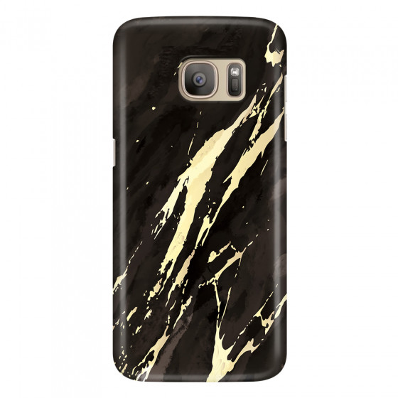 SAMSUNG - Galaxy S7 - 3D Snap Case - Marble Ivory Black