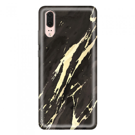 HUAWEI - P20 - Soft Clear Case - Marble Ivory Black