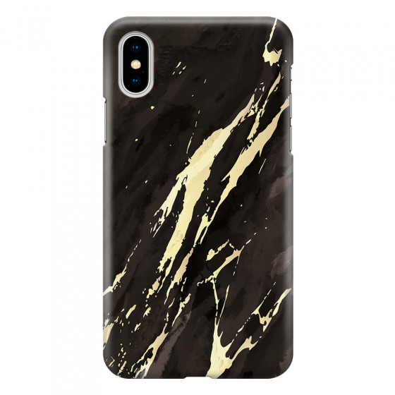 APPLE - iPhone X - 3D Snap Case - Marble Ivory Black