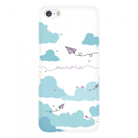 APPLE - iPhone 5S - 3D Snap Case - Up in the Clouds Purple