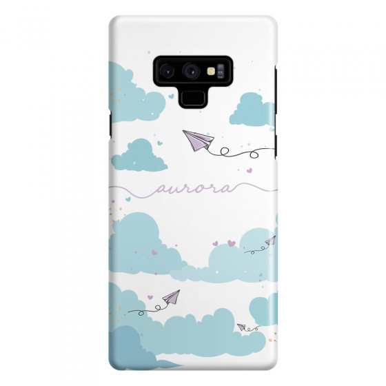 SAMSUNG - Galaxy Note 9 - 3D Snap Case - Up in the Clouds Purple