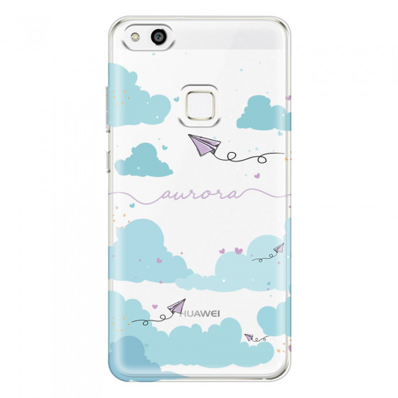 HUAWEI - P10 Lite - Soft Clear Case - Up in the Clouds Purple
