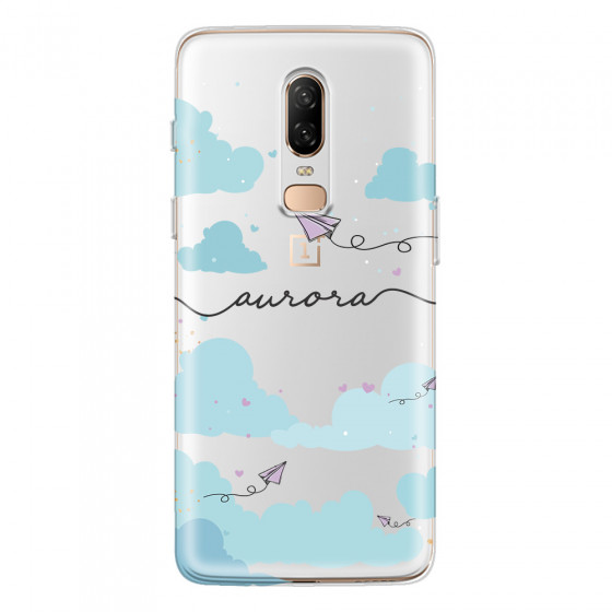 ONEPLUS - OnePlus 6 - Soft Clear Case - Up in the Clouds