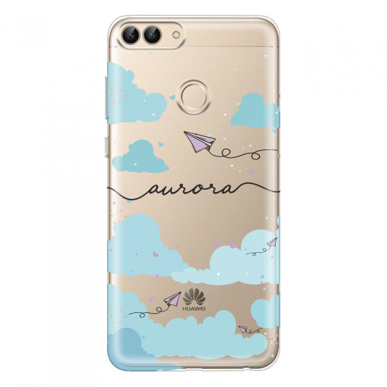 HUAWEI - P Smart 2018 - Soft Clear Case - Up in the Clouds