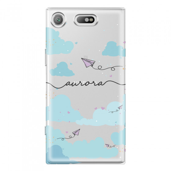 SONY - Sony XZ1 Compact - Soft Clear Case - Up in the Clouds