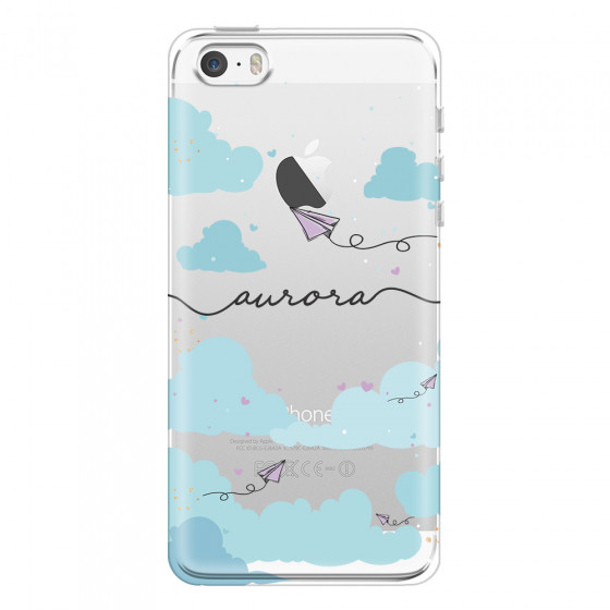 APPLE - iPhone 5S - Soft Clear Case - Up in the Clouds
