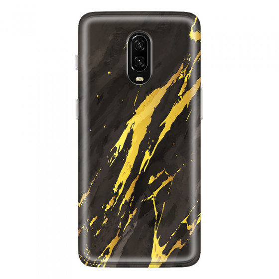 ONEPLUS - OnePlus 6T - Soft Clear Case - Marble Castle Black