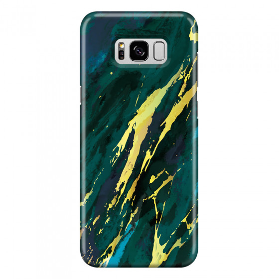 SAMSUNG - Galaxy S8 - 3D Snap Case - Marble Emerald Green