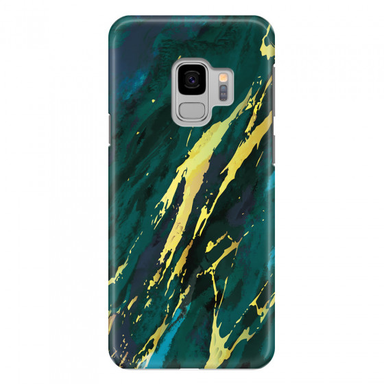 SAMSUNG - Galaxy S9 - 3D Snap Case - Marble Emerald Green