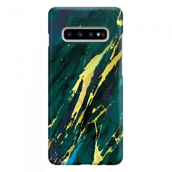 SAMSUNG - Galaxy S10 Plus - 3D Snap Case - Marble Emerald Green