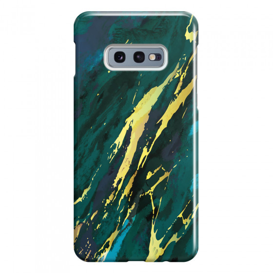 SAMSUNG - Galaxy S10e - 3D Snap Case - Marble Emerald Green