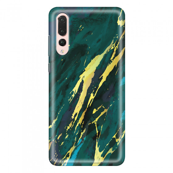 HUAWEI - P20 Pro - Soft Clear Case - Marble Emerald Green