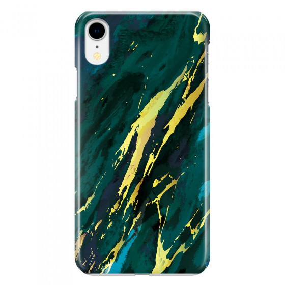 APPLE - iPhone XR - 3D Snap Case - Marble Emerald Green