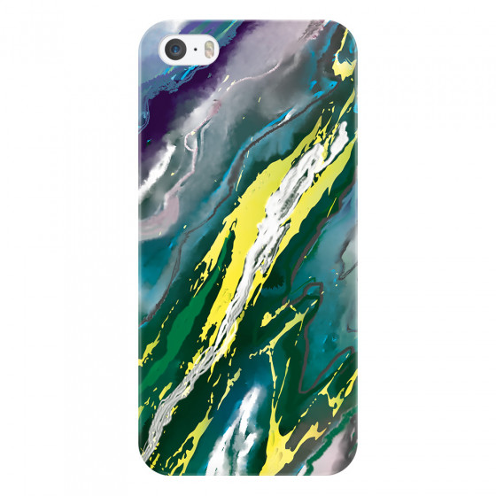 APPLE - iPhone 5S - 3D Snap Case - Marble Rainforest Green