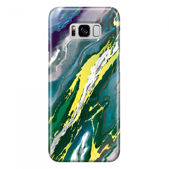 SAMSUNG - Galaxy S8 - 3D Snap Case - Marble Rainforest Green