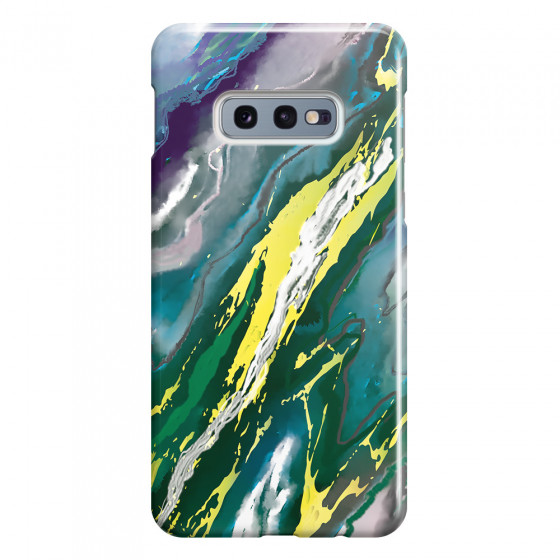 SAMSUNG - Galaxy S10e - 3D Snap Case - Marble Rainforest Green