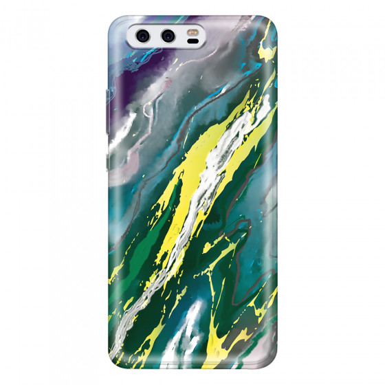 HUAWEI - P10 - Soft Clear Case - Marble Rainforest Green