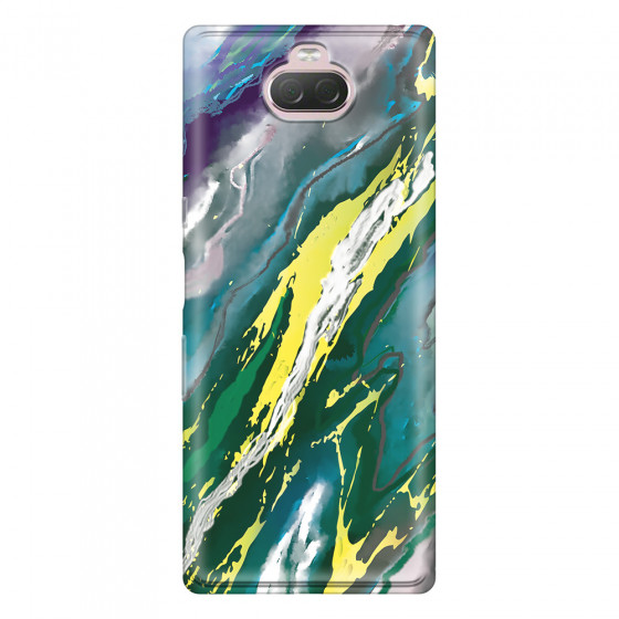 SONY - Sony 10 - Soft Clear Case - Marble Rainforest Green