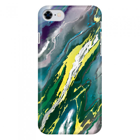 APPLE - iPhone 8 - 3D Snap Case - Marble Rainforest Green