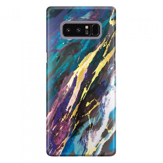 Shop by Style - Custom Photo Cases - SAMSUNG - Galaxy Note 8 - 3D Snap Case - Marble Bahama Blue