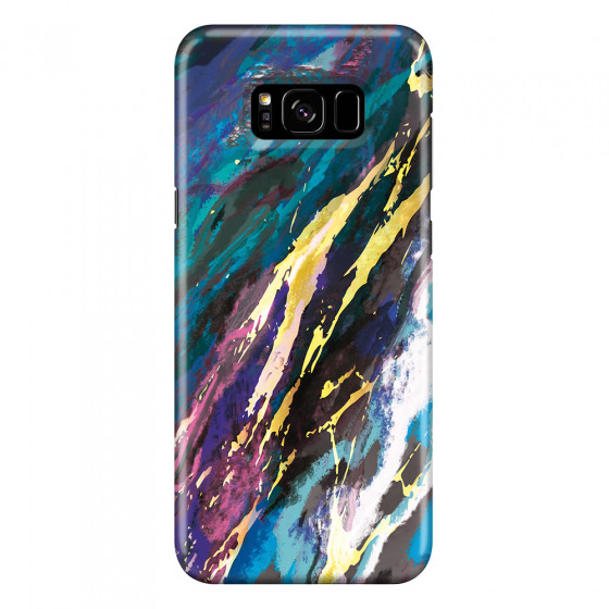 SAMSUNG - Galaxy S8 Plus - 3D Snap Case - Marble Bahama Blue