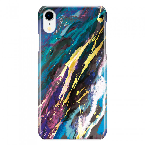 APPLE - iPhone XR - 3D Snap Case - Marble Bahama Blue