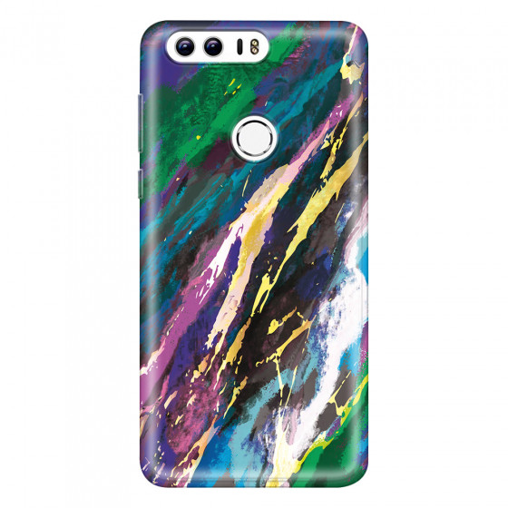 HONOR - Honor 8 - Soft Clear Case - Marble Emerald Pearl