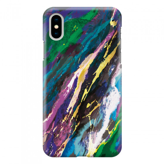 APPLE - iPhone X - 3D Snap Case - Marble Emerald Pearl