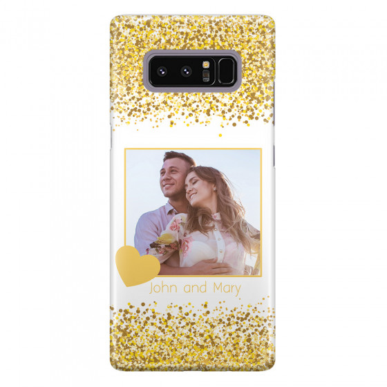 Shop by Style - Custom Photo Cases - SAMSUNG - Galaxy Note 8 - 3D Snap Case - Gold Memories