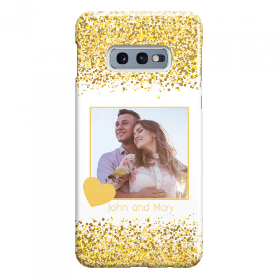 SAMSUNG - Galaxy S10e - 3D Snap Case - Gold Memories