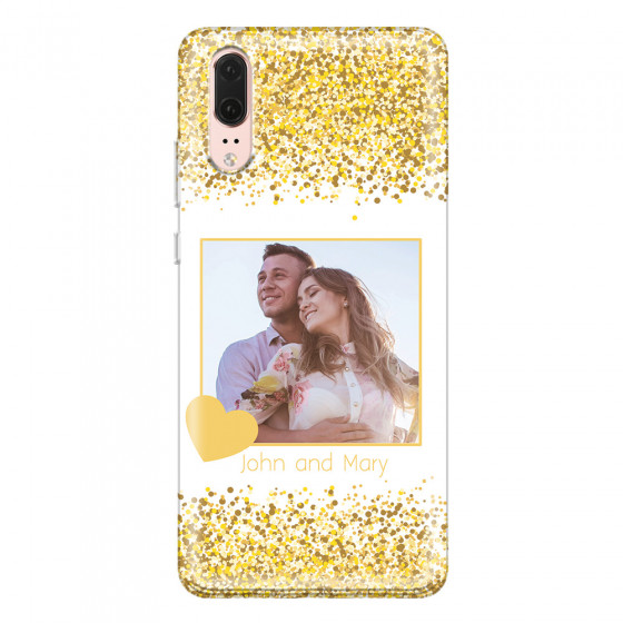 HUAWEI - P20 - Soft Clear Case - Gold Memories