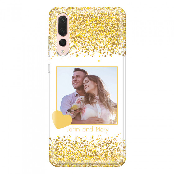 HUAWEI - P20 Pro - Soft Clear Case - Gold Memories