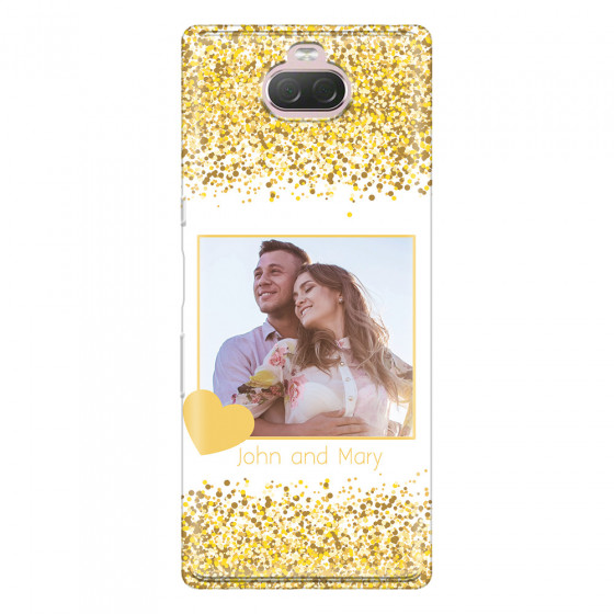 SONY - Sony 10 Plus - Soft Clear Case - Gold Memories